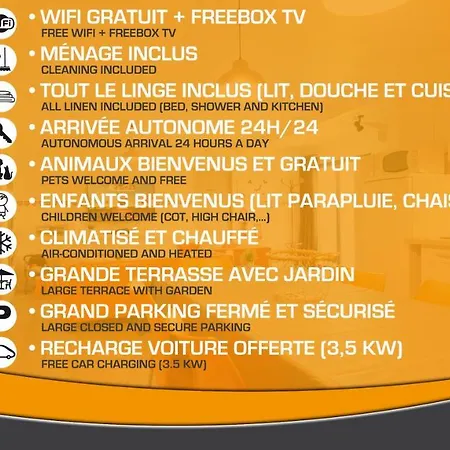 Les Pres Blondeau - 1 A 10 Personnes - 3 - Terrasse - Parking Prive - Wifi מלון דירות 3*